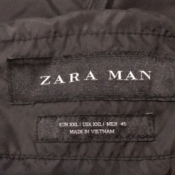 Zara Man Basic Nylon Jacket with ribbed neckline and ribbed hem - Picture 5 of 7